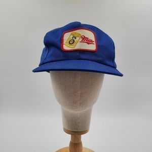 Miller Light Vintage Mesh Snap Back Trucker Hat